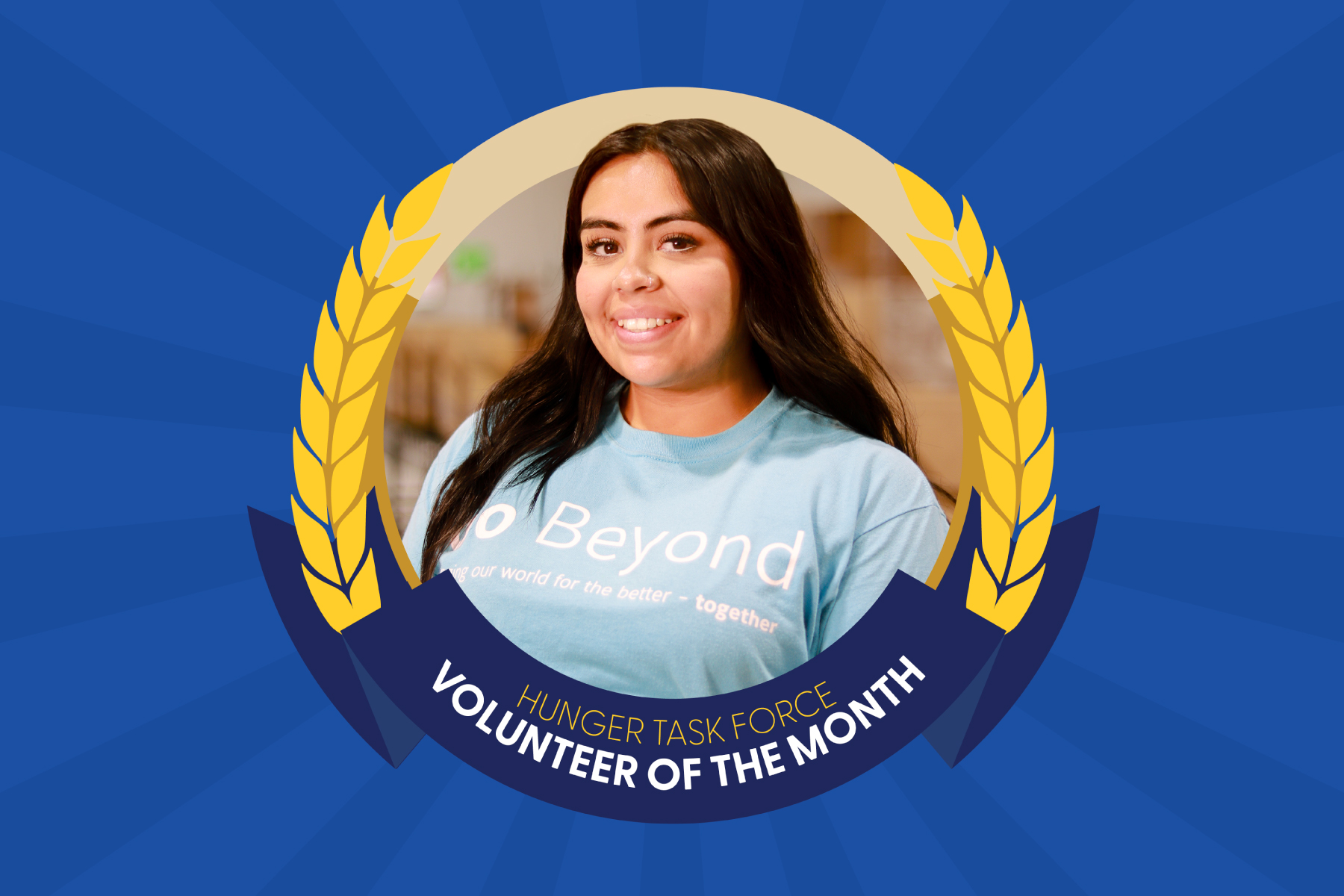 Volunteer Of The Month Angie Sandoval August 2024 Hunger Task Force