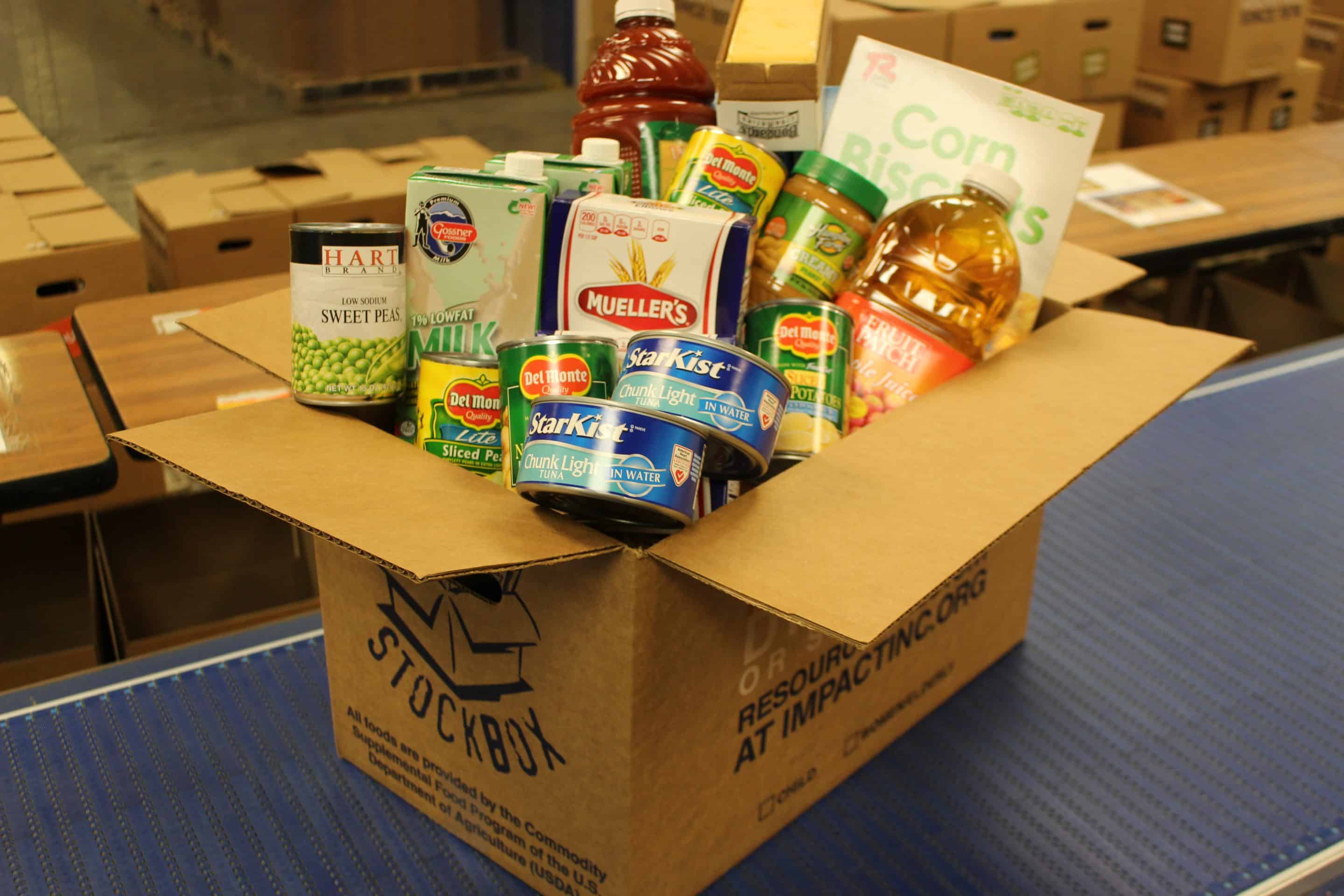 Commodity Supplemental Food Program CSFP Stockbox Hunger Task Force