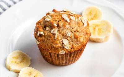 Banana Oat Muffins