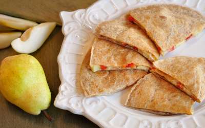 Pear Quesadillas