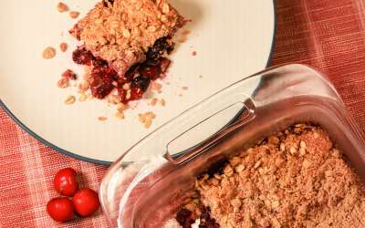 Cherry Oat Crumble