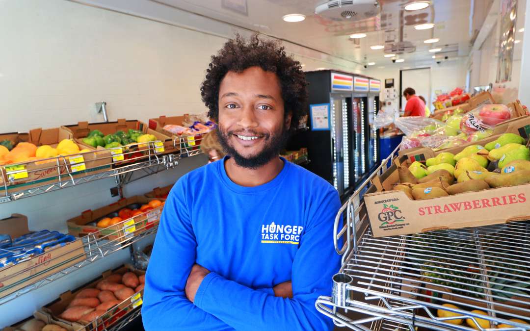 Affordable Groceries Are No Joke to Jeremy Warwick, Hunger Task Force Mobile Market Driver