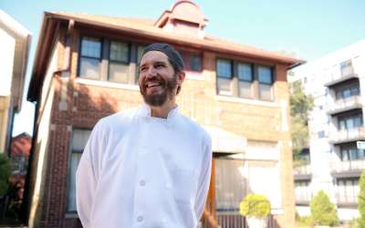 Justin Aprahamian of Sanford Restaurant Cooks to Combat Hunger