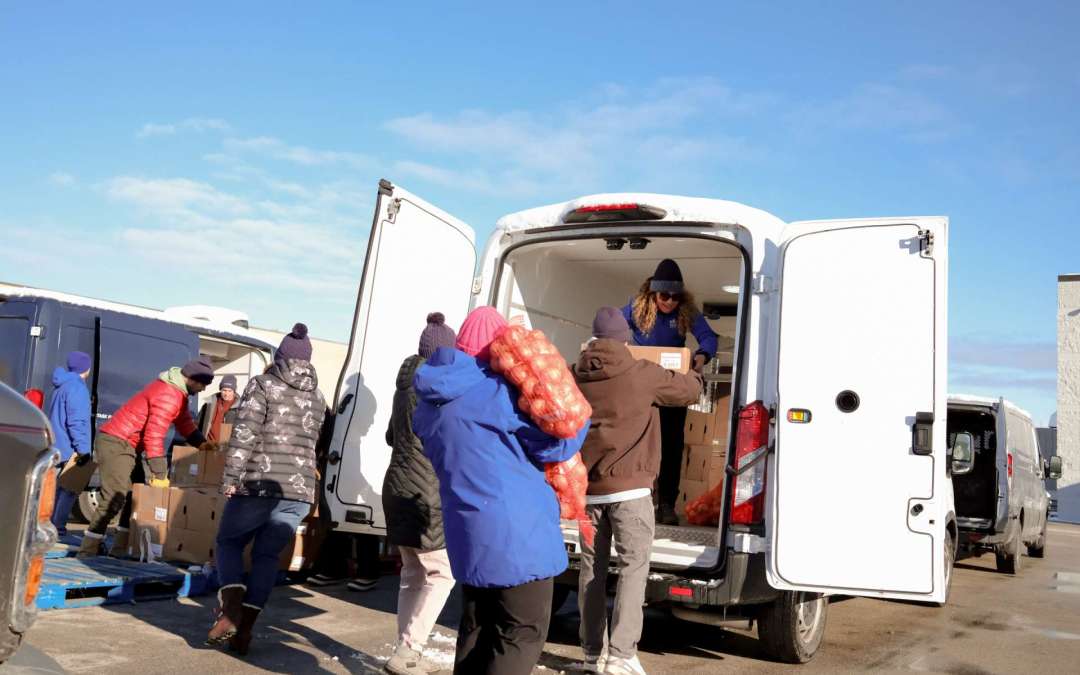 Hunger Task Force distributes 1,500 holiday hams to local partners for families in need