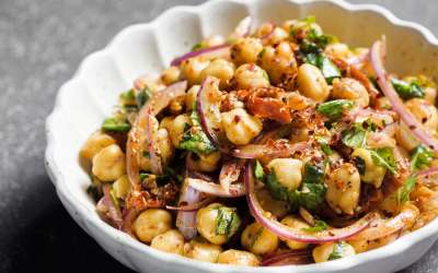 Turkish Chickpea (Garbanzo Bean) Salad