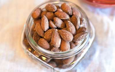 Ginger Roasted Almonds